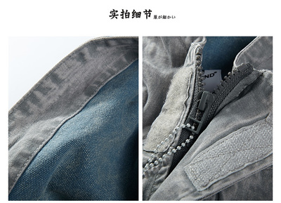 日系原創(chuàng)秋季水洗牛仔外套男青年連帽夾克潮流上衣淺藍(lán)色 賓如意男士夾克【價格 圖片 品牌 報價】-蘇寧易購樸云服飾鞋帽專營店